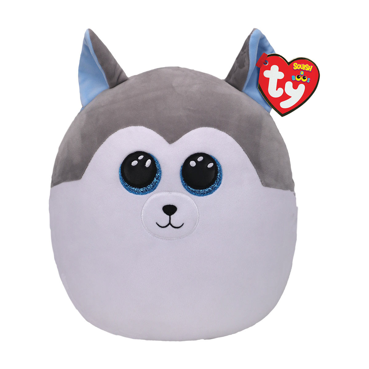 Ty Beanie Babies 'Slush' Husky, Gray, 10 in