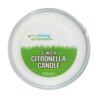 Trueliving Outdoors 3-Wick Citronella Candle