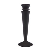 Tall Black Candle Stick Holder, Small