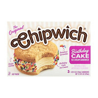 Chipwich The Original Birthday Cake Ice Cream Sandwich, 3 ct, 12.75 fl oz