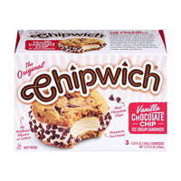 Chipwich The Original Vanilla Chocolate Chip Ice Cream Sandwich, 3 ct, 12.75 fl