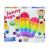 JonnyPops Organic Rainbow Fruit Stacks Popsicles