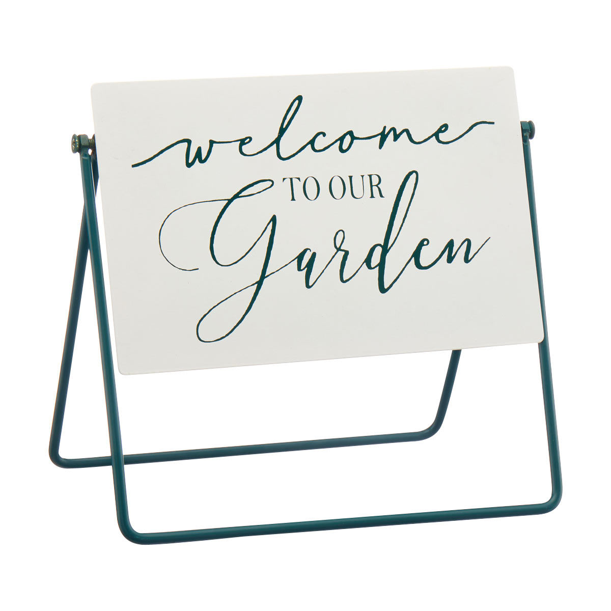 Metal Garden Sign Table Décor