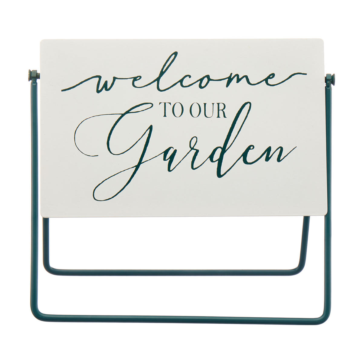 Metal Garden Sign Table Décor