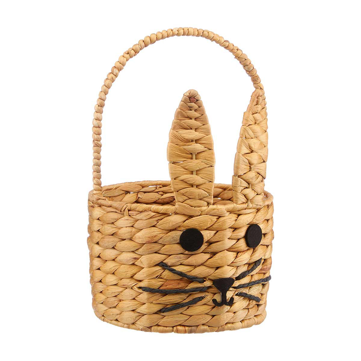 Woven Bunny Easter Basket, Assorted Colors, Large
