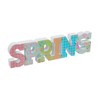 'Spring' Tabletop Sign Décor