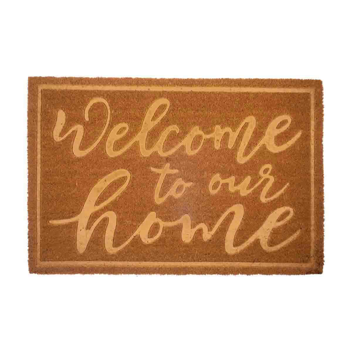 to our Home' Coir Mat
