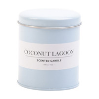 Coconut Lagoon Scented Candle, Blue - 7 oz