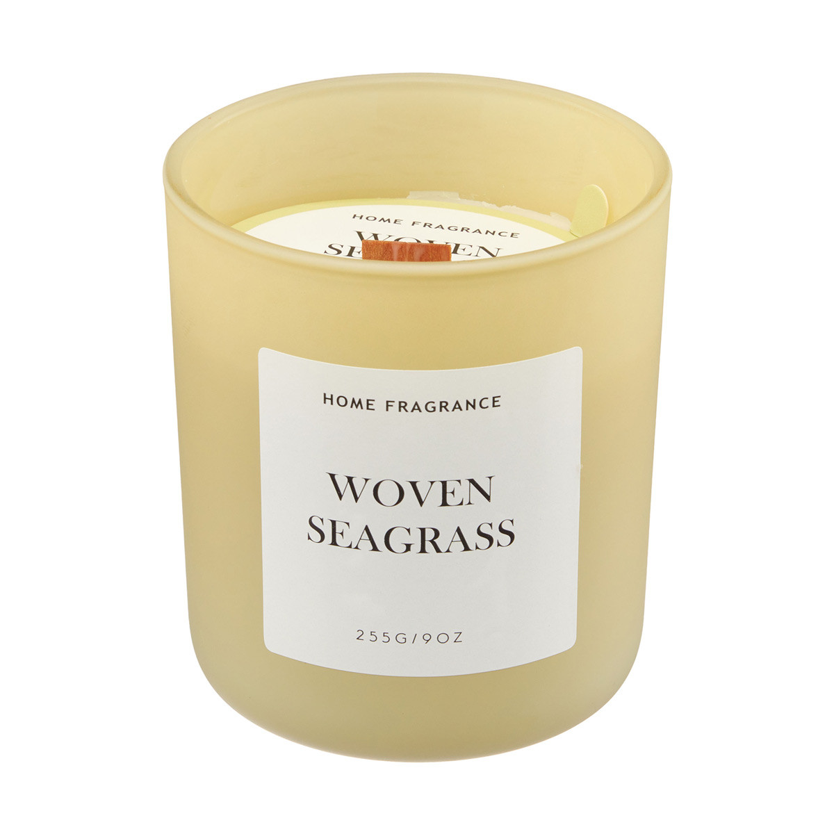 Home Fragrance Woven Seagrass Scented Candle