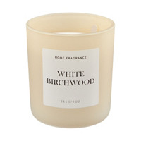 Home Fragrance White Birchwood Scented Candle, 9 oz
