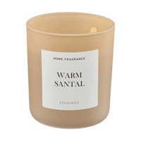 Home Fragrance Warm Santal Scented Candle, 9 oz
