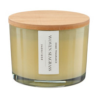 Home Fragrance Woven Seagrass Scented Candle, 12 oz