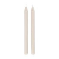 Unscented Taper Candles Tan, 5.2 oz