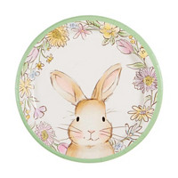 Easter Round Printed Plates, 9 in