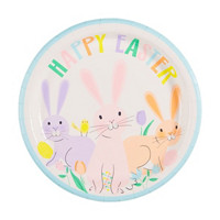 Juvi Easter Round Plate, 9 in, 8 Count