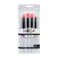 Moda Next Gen Neon Eye Brush Kit, 4 pcs, Assorted