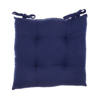Decorative Square Cushion Seat, Blue