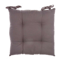 Decorative Square Cushion Seat, Gray