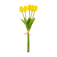Artificial Tulip Bush, Yellow