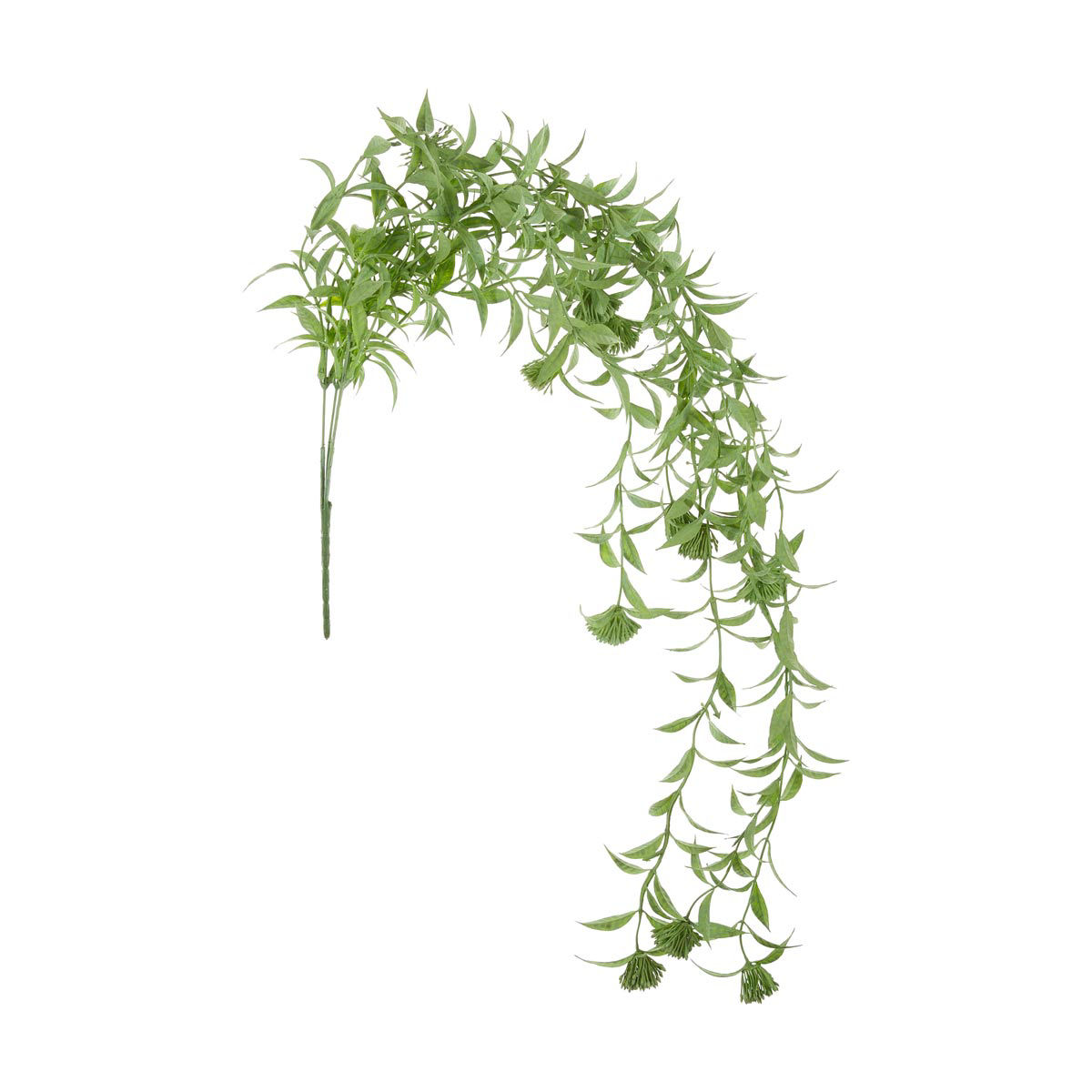 Artificial greenery hanging grass d cor