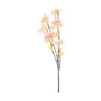 Artificial Floral Stem Pink Flower Décor