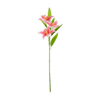 Artificial Tall Pink Lily Stem