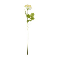 Artificial Yellow Rose Long Stem Décor
