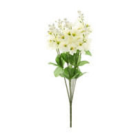 Artificial White Wild Flower Stem