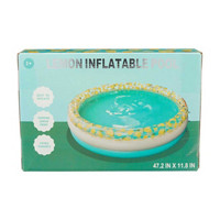 Lemon Print Inflatable Pool, 47 in