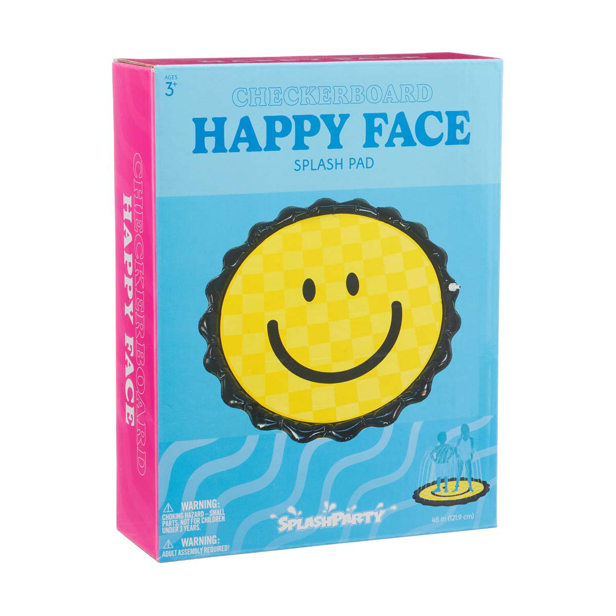 Splashparty Happy Face Splash Pad, 48 in