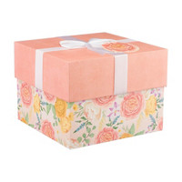 Floral Printed Gift Storage Box, Large
