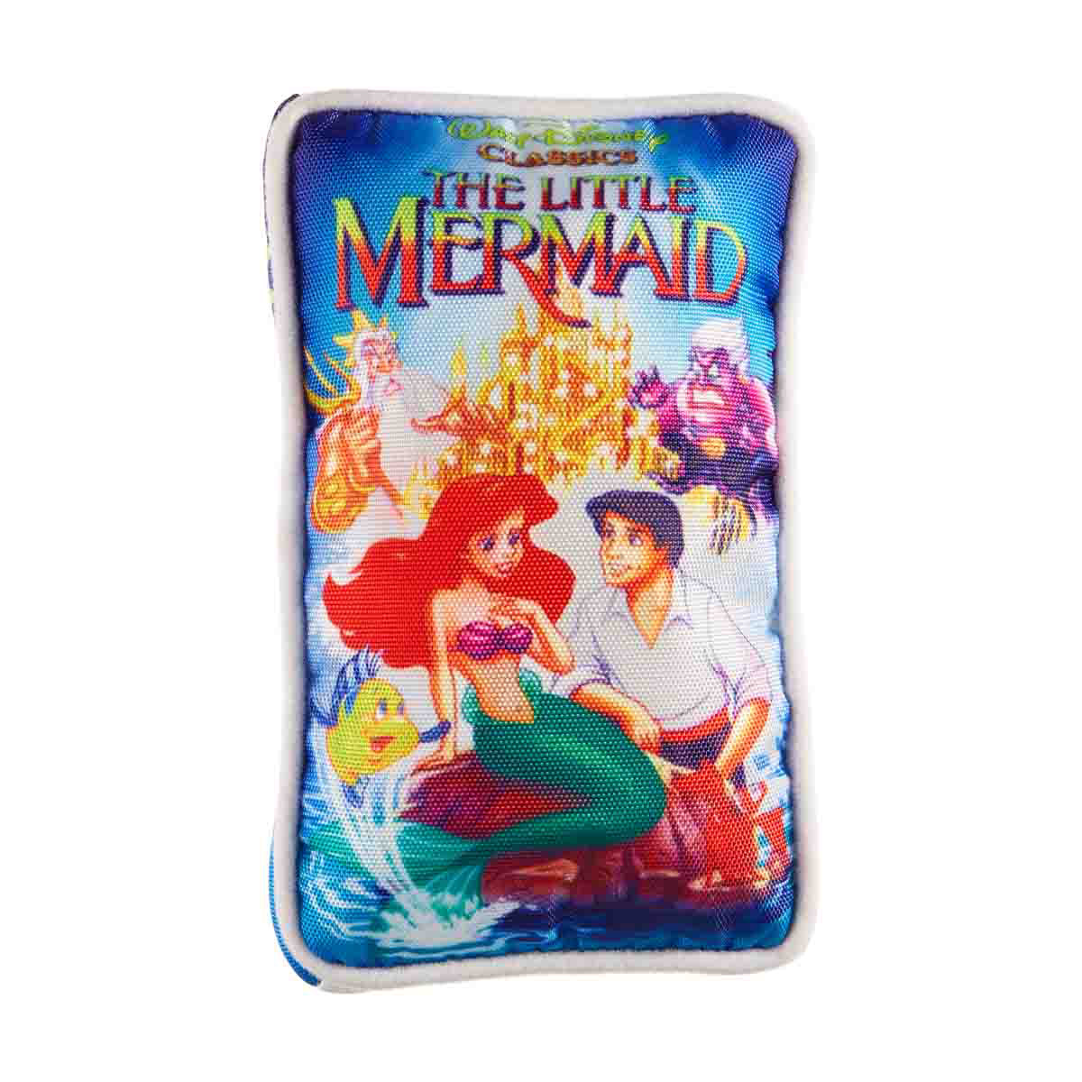 Disney The Little Mermaid VHS Dog Plush Toy