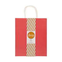 Valentine's Kraft Gift Bags with Handle, 4 Pieces