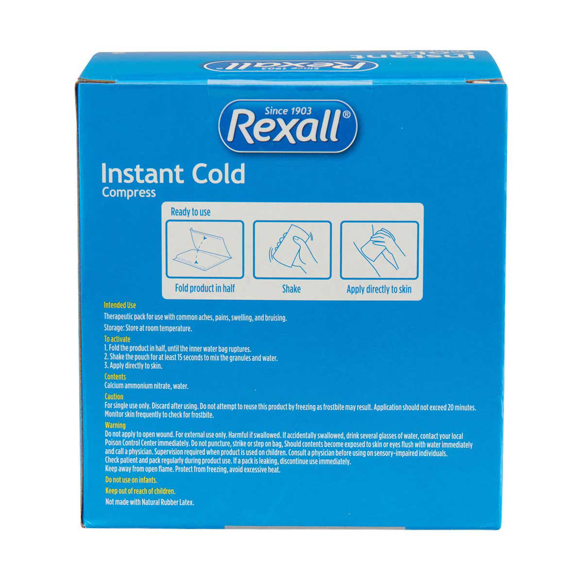 Rexall Instant Cold Pack, 2 ct