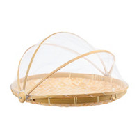 Bamboo Tray with Protective Netting