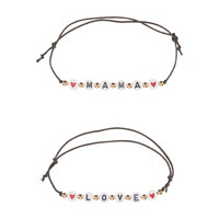 Mama or Love Bead Bracelet