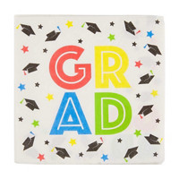 Colorful Graduation Lunch Napkins