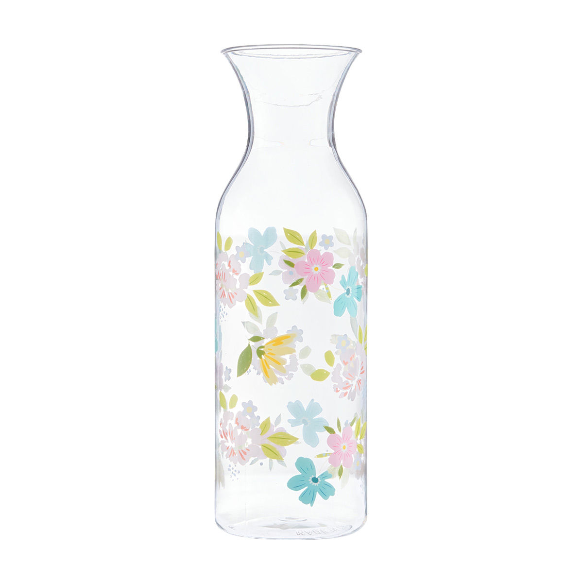 Floral Glass Carafe