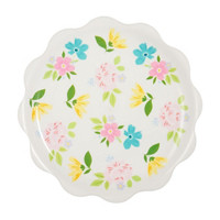 Pastel Floral Party Tray