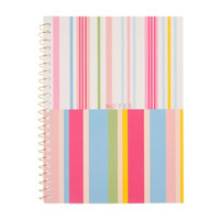 Notes Striped Spiral Notebook