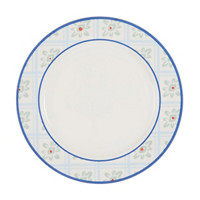 Printed Ceramic Dinner Plate, 10 in
