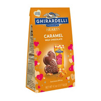 Ghirardelli Milk Chocolate Caramel Duet Hearts, 4.1 oz