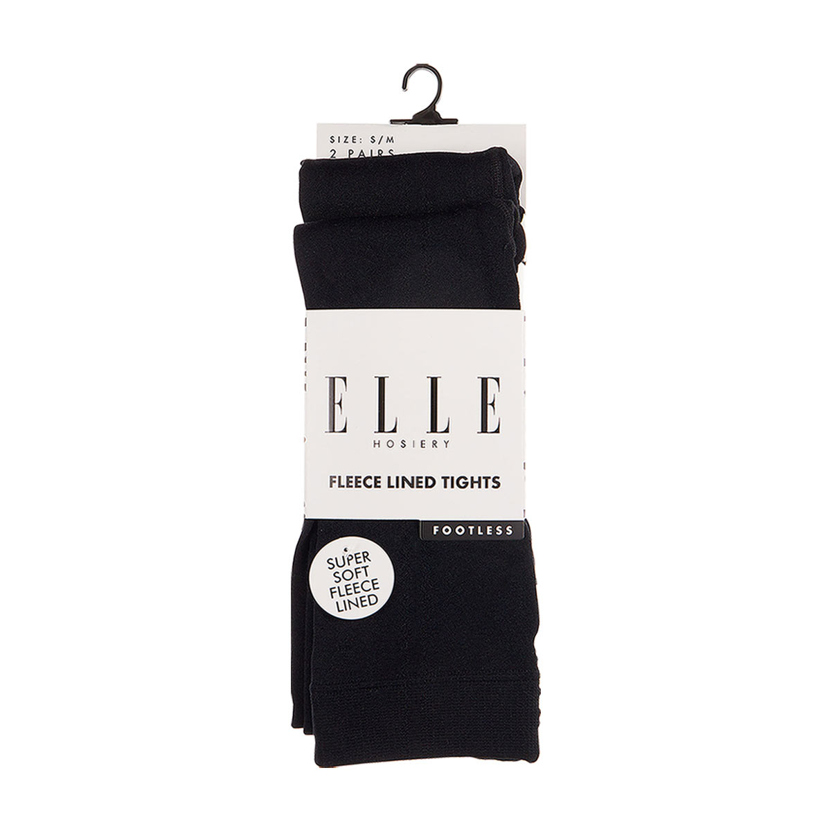 Elle Hosiery Plush Shaper Footless Tights, 1 Pair