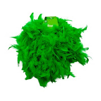 Happy St. Patrick's Day Fluffy Boa, Green