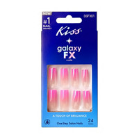 Kiss Galaxy FX One Step Salon Press-On Nails, Gimme, 24 ct