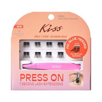 Kiss Press On One Second Lash Extensions, Natural