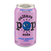 Culture Pop Soda, Wild Berries & Lime, 12 fl oz