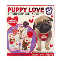 Treat Street Puppy Love Friendship Exchange Kit with Lollipops, 5.10 oz