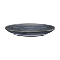 Stoneware Ceramic Plate, Blue