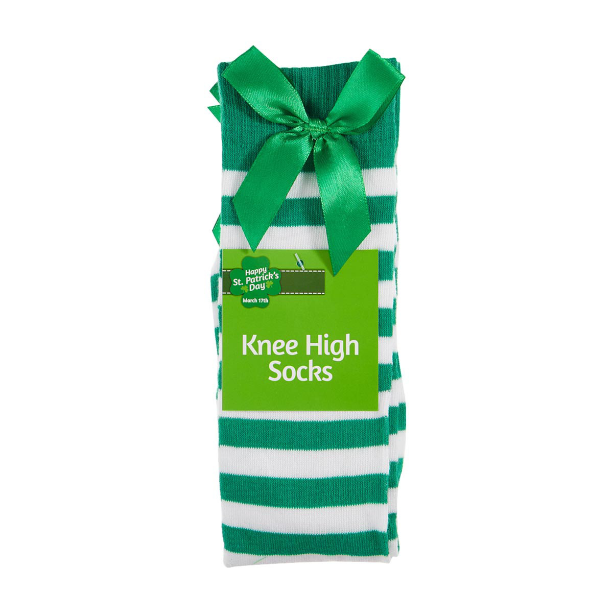 st patricks day knee high socks